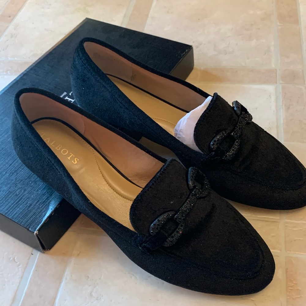 Talbots Black Ryan Pave Bit flats